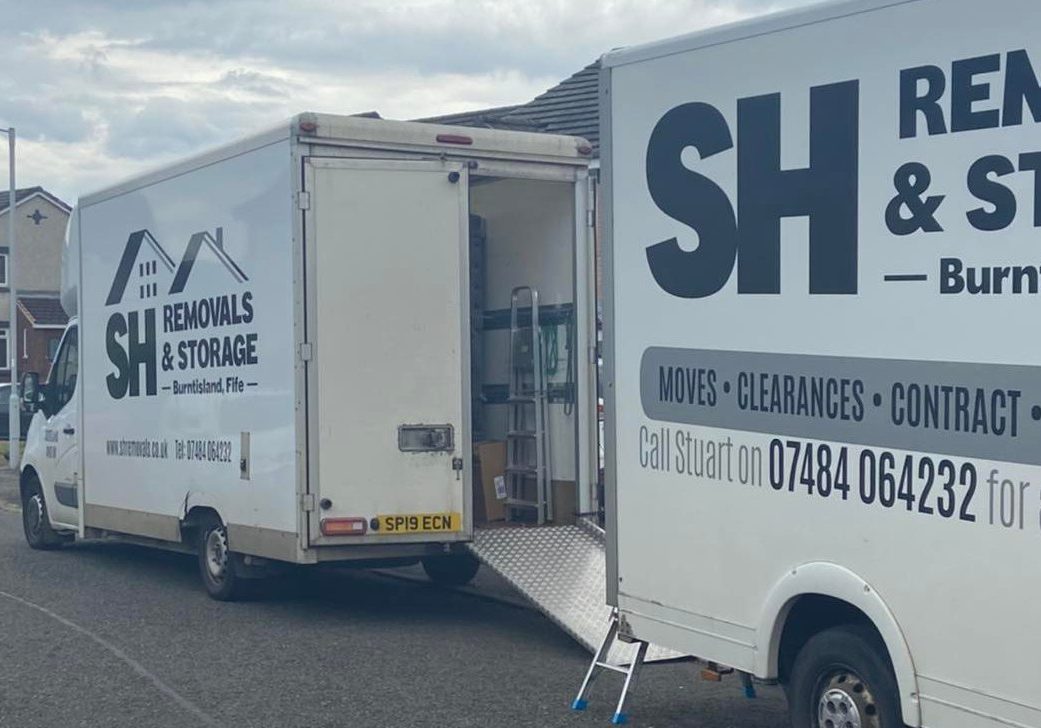 SH Residential Removals & Storage in Burntisland trucks
