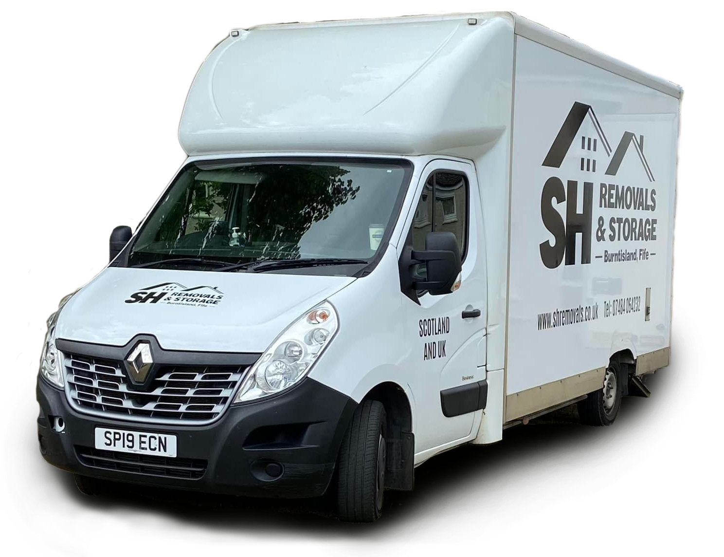 SH Residential Removals & Storage in Burntisland trucks